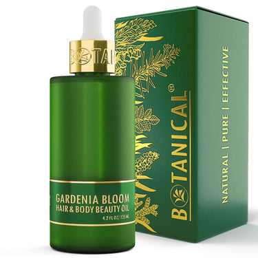 Hair & Body Beauty Oil - Gardenia Bloom Flower Fragrance - Essential Infusion